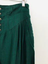 Load image into Gallery viewer, Anthropologie Women’s High Waisted Wide Leg Culottes | XS UK6 | Green