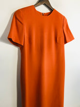Load image into Gallery viewer, Louis Feraud Women's Smart Sheath Dress | UK12 | Orange