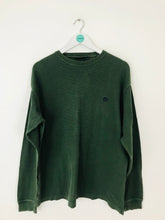 Load image into Gallery viewer, Timberland Weather-Gear Men’s Long Sleeve Waffle T-Shirt | M | Green