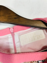 Load image into Gallery viewer, Peter Pilotto Women's Wool Embroidered Sheath Dress | UK8 | Pink