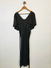 Load image into Gallery viewer, Monsoon Women's V Neck Sheath Dress | UK16 | Brown