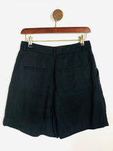 Load image into Gallery viewer, & Other Stories Women's Linen High Waist Mid-Length Shorts | EU36 UK8 | Blue