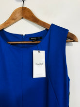 Load image into Gallery viewer, Mango Women's Peplum Sheath Dress NWT | S UK8 | Blue