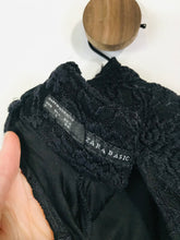 Load image into Gallery viewer, Zara Women's Lace Bodycon Dress | S UK8 | Blue