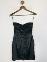 Load image into Gallery viewer, Zara Trf Women's Sequin Mini Dress | S UK8 | Black