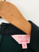 Load image into Gallery viewer, Ted Baker Women's Collared Bodycon Dress | 2 UK10 | Green