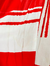 Load image into Gallery viewer, Kin By John Lewis Women's Striped Oversized Button-Up Shirt | S UK8 | Red