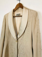 Load image into Gallery viewer, Dusk Frank Usher Women's Smart Blazer Jacket | UK10 | Beige