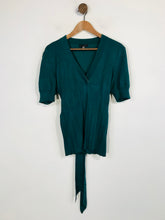 Load image into Gallery viewer, Coast Women's Knit V-Neck Top | UK16 | Blue