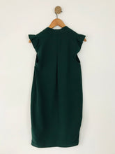 Load image into Gallery viewer, Whistles Women’s Ruffle Sleeve Shift Dress | UK8 | Green