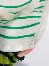 Load image into Gallery viewer, Boden Kid's Striped Playsuit | 12-18 Months | Green