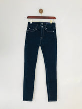 Load image into Gallery viewer, 7 For All Mankind Women's High Waisted Skinny Jeans | 25 UK8 | Blue