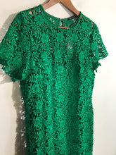 Load image into Gallery viewer, M&S Collection Women's Lace Shift Dress NWT | UK16 | Green