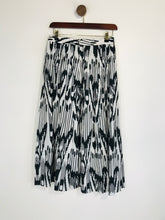 Load image into Gallery viewer, Lands End Women's Pleated A-Line Skirt | UK6 | Black