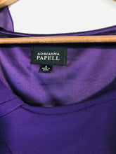 Load image into Gallery viewer, Adriana Papell Women's Layered Evening Midi Dress | US8 UK12 | Purple