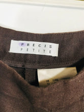 Load image into Gallery viewer, Precis Petite Women's Linen Casual Trousers | UK12 | Brown