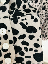 Load image into Gallery viewer, Baukjen Women’s Animal Print Oversized Shirt | UK14 | Black Grey