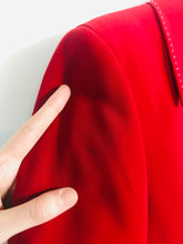 Load image into Gallery viewer, Viyella Women's Contrast Stitch Blazer Jacket | UK14 | Red