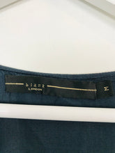 Load image into Gallery viewer, Blank London Womens Empire Line Embellished Midi Dress | M UK12 | Navy Blue