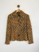 Load image into Gallery viewer, Caroline Biss Women's Wool Mohair Cardigan | EU42 UK14 | Brown