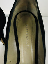 Load image into Gallery viewer, Karen Millen Women's Open Toe Heels | EU38.5 UK5.5 | Black