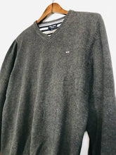 Load image into Gallery viewer, Eden Park Women's Cotton V-Neck Jumper | M UK10-12 | Grey