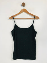 Load image into Gallery viewer, Ann Taylor Women's Sequin Tank Top | M UK10-12 | Black