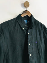 Load image into Gallery viewer, Polo Ralph Lauren Men's Linen Smart Button-Up Shirt | M | Black