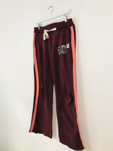 Load image into Gallery viewer, Superdry Women’s Joggers Tracksuit Bottoms Trousers | M | Burgundy Red