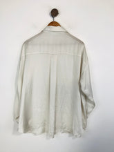Load image into Gallery viewer, Zara Women's Satin Button-Up Blouse | XL UK16 | White