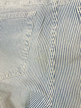 Load image into Gallery viewer, 7 For All Mankind Womens Slim Leg Stripe Trouser | W36” L27” | Blue and White
