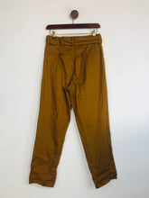 Load image into Gallery viewer, Zara Women's High Waist Casual Trousers | S UK8 | Brown