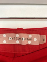 Load image into Gallery viewer, Traffic People Women’s High Waisted Wide Leg Trousers | UK8 | Red