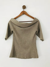 Load image into Gallery viewer, Coast Women's Off the Shoulder Blouse | M | Beige