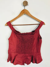 Load image into Gallery viewer, Whistles Women's Boho Corset Tank Top | UK12 | Red