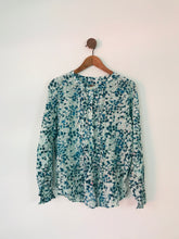Load image into Gallery viewer, Lost Stock Women’s Lightweight Floral Shirt | S UK8 | Blue