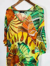 Load image into Gallery viewer, Doris Streich Women's Sheer Tunic Blouse | EU40 UK12 | Multicoloured