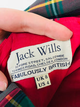 Load image into Gallery viewer, Jack Wills Womens Tartan Strapless Skater Dress | UK8 | Red