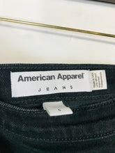 Load image into Gallery viewer, American Apparel Women's Denim A-Line Skirt | S UK8 | Black