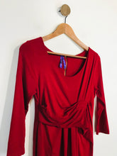 Load image into Gallery viewer, Seraphine Women's Ruched Sheath Dress | UK8 | Red