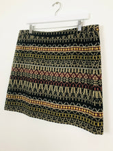 Load image into Gallery viewer, Monsoon Womens Patterned Mini Skirt | UK16 | Multi Coloured