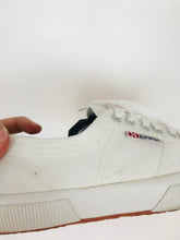Load image into Gallery viewer, Superga Women’s Canvas Trainers | 39.5 UK6 | White