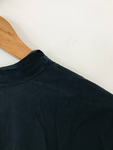 Load image into Gallery viewer, COS Women’s 3/4 Sleeve Ruffle Shirt | 40 UK12 | Navy Blue