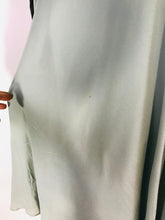 Load image into Gallery viewer, Monsoon Women's Silk Cowl Neck A-Line Dress | UK10 | Blue