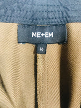 Load image into Gallery viewer, ME+EM Women's Cargo Casual Trousers | UK16 | Brown