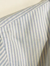 Load image into Gallery viewer, Abercrombie & Fitch Men's Cotton Striped Button-Up Shirt | M | Blue