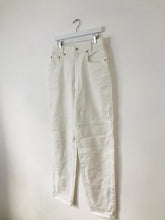 Load image into Gallery viewer, Rifle Women’s High Waisted Mom Boyfriend Jeans | 34 UK16 | White