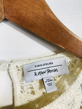 Load image into Gallery viewer, & Other Stories Women's Crochet Lace T-Shirt | S UK8 | White