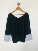 Load image into Gallery viewer, Mint Velvet Women's Cashmere V-Neck Jumper | UK14 | Blue