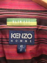 Load image into Gallery viewer, Kenzo Men’s Stripe Slim Fit Shirt | 43/17 | Multicolour